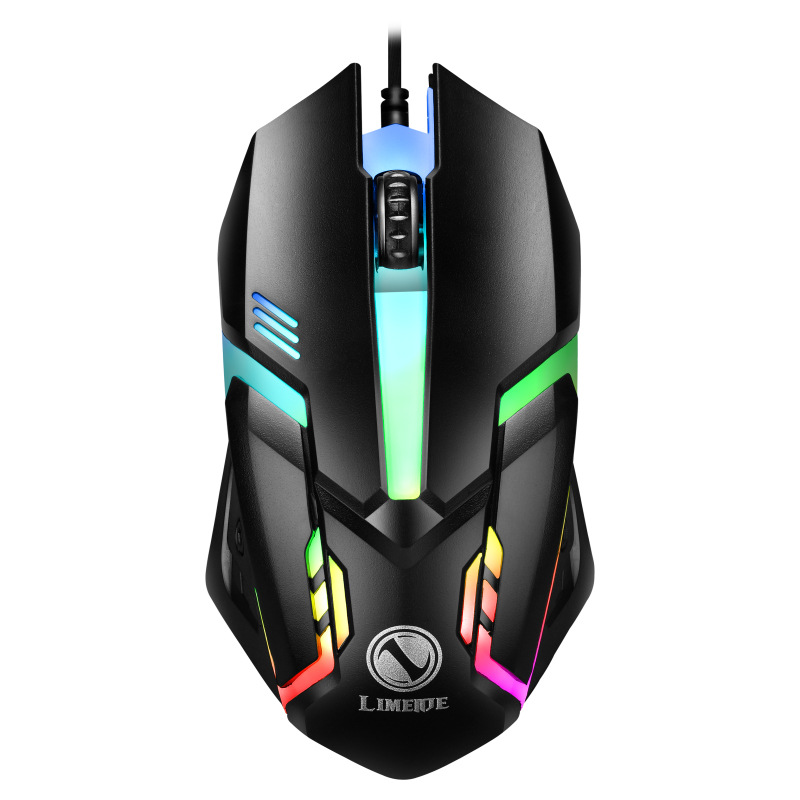 Limei GTX300 Keyboard and Mouse Combo Wired USB Gaming Mouse Keyboard Internet Bar Illuminated Kit