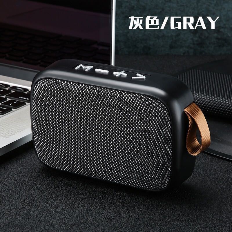 G2 Fabric Bluetooth Speaker Outdoor Portable Wireless Hands-Free with Subwoofer Card Insert TF Bluetooth Small Audio