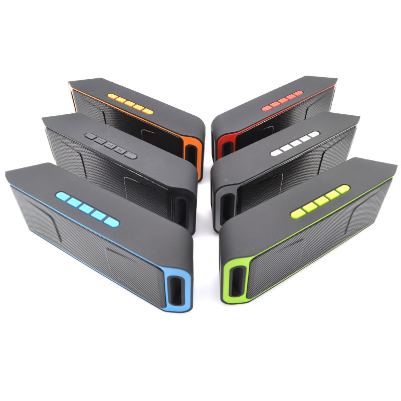 SC208 Bluetooth Speaker Outdoor Audio Portable Mobile Phone Computer Wireless Bluetooth Small Steel Bar Long Strip Bass