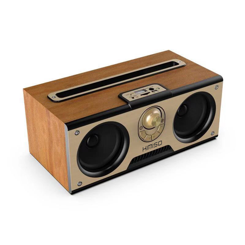 KM-7 Wireless Bluetooth Speaker High Volume Dual Speaker Small Home Car Card Insert Phone Audio Subwoofer