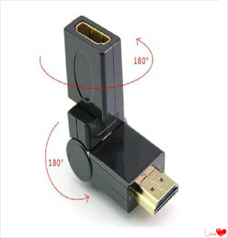 HDMI 90 degree right angle adapter 90 degree angle HDMI male to female converter extension adapter