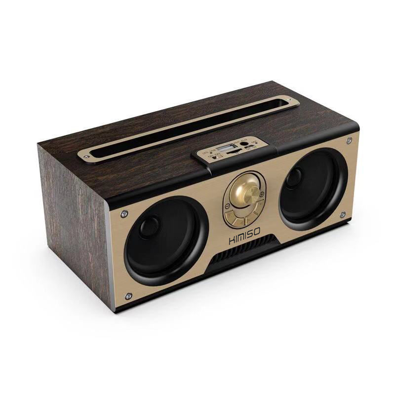 KM-7 Wireless Bluetooth Speaker High Volume Dual Speaker Small Home Car Card Insert Phone Audio Subwoofer