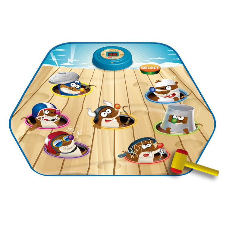 Educational Whack-a-Mole Music Game Mat Parent-Child Interactive Toy Children's Toy Birthday Gift