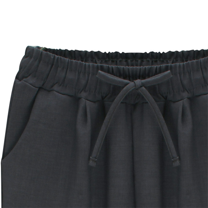 Summer new cotton linen women's trousers thin cropped pants plus size loose linen casual pants fat mm pants
