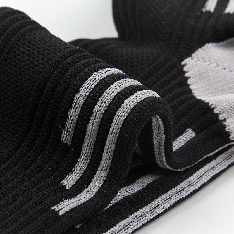 Socks, men's new mid-calf sports socks, anti-odor and sweat-absorbing, spring and summer men's breathable anti-slip color-blocked long socks