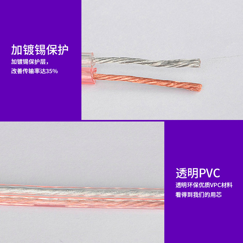 SAST/SAST 01 professional audio cable speaker wire oxygen-free speaker amplifier connection wire 100 meters per roll