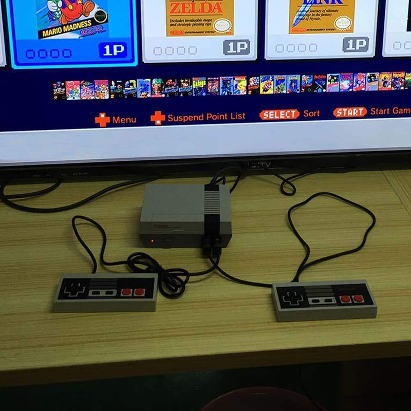 NES Wired Game Controller NES Game Controller Red and White Console Cable Length 3 Meters Nostalgic Direct Play Console NES PC