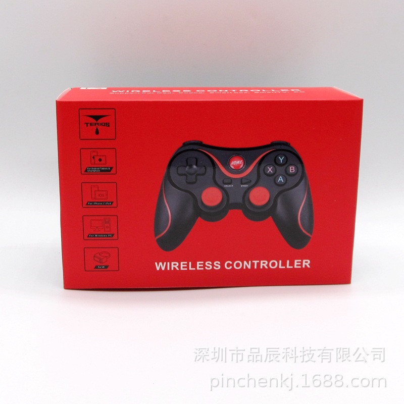 Tereshi T3 direct connect controller Android iOS phone wireless Bluetooth game V3 macro one-button combo controller