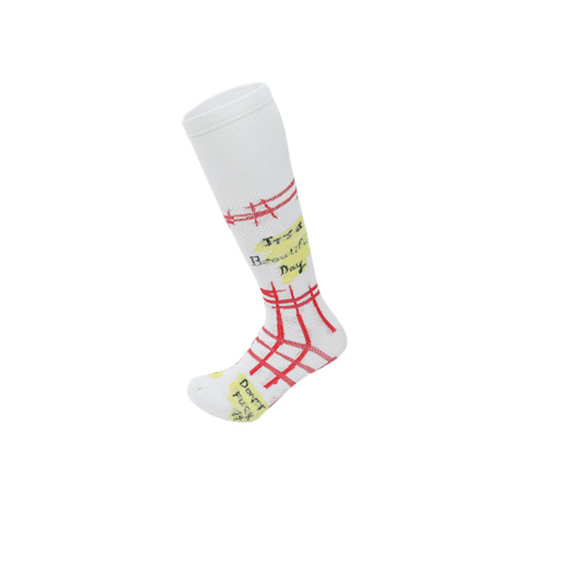 Socks, men's spring and autumn new sports muscle strength socks, quality soft leg guards for men and women sports socks