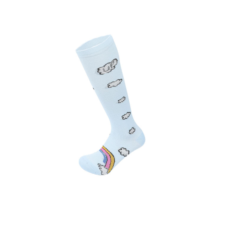 Socks, men's spring and autumn new sports muscle strength socks, quality soft leg guards for men and women sports socks