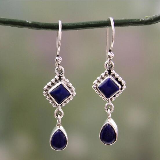 Ruby Topaz Drop Earrings Women's Wedding Moonstone Earrings Jewelry