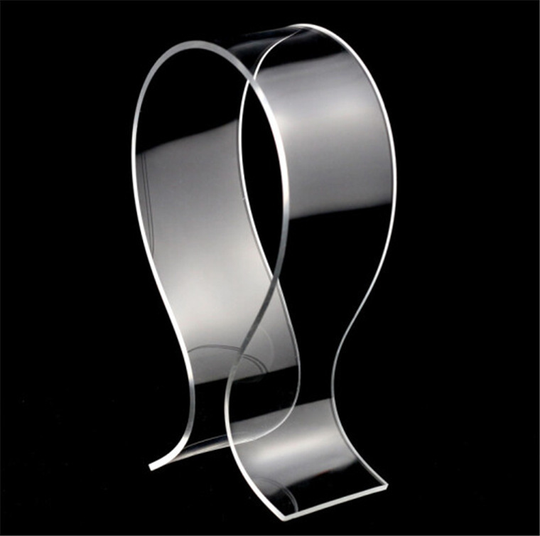 Crystal Acrylic Headphone Display Stand Organic Glass U-Shaped Vertical Hanging Rack Display Rack Headphone Stand