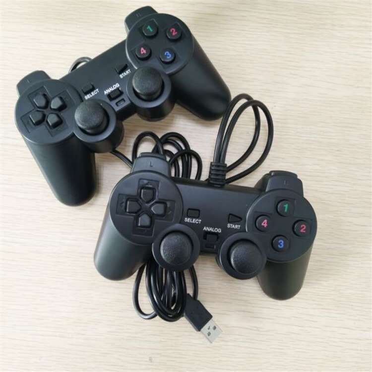 USB Dual Player Controller Single Vibration PC Controller Wired Game Controller