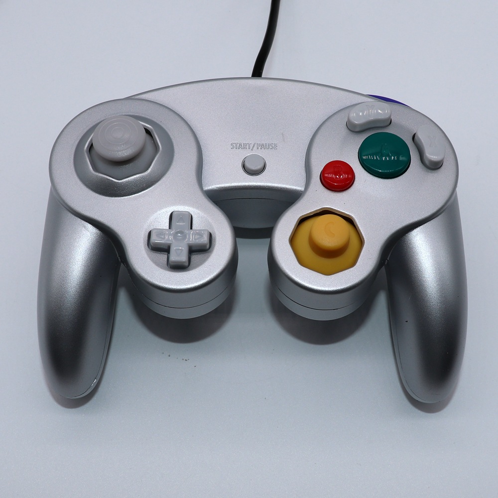 NGC game console controller NGC single-point three-point controller blue black white silver GameCube controller