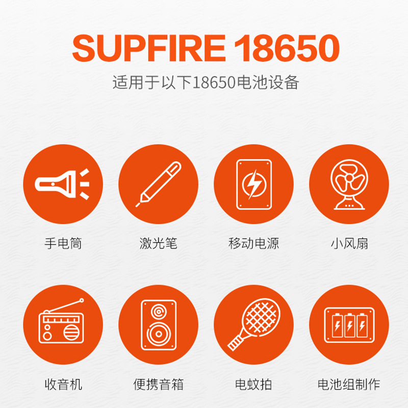 With protection board 18650 lithium battery 3.7V 5600mAh radio rechargeable strong light flashlight lithium battery