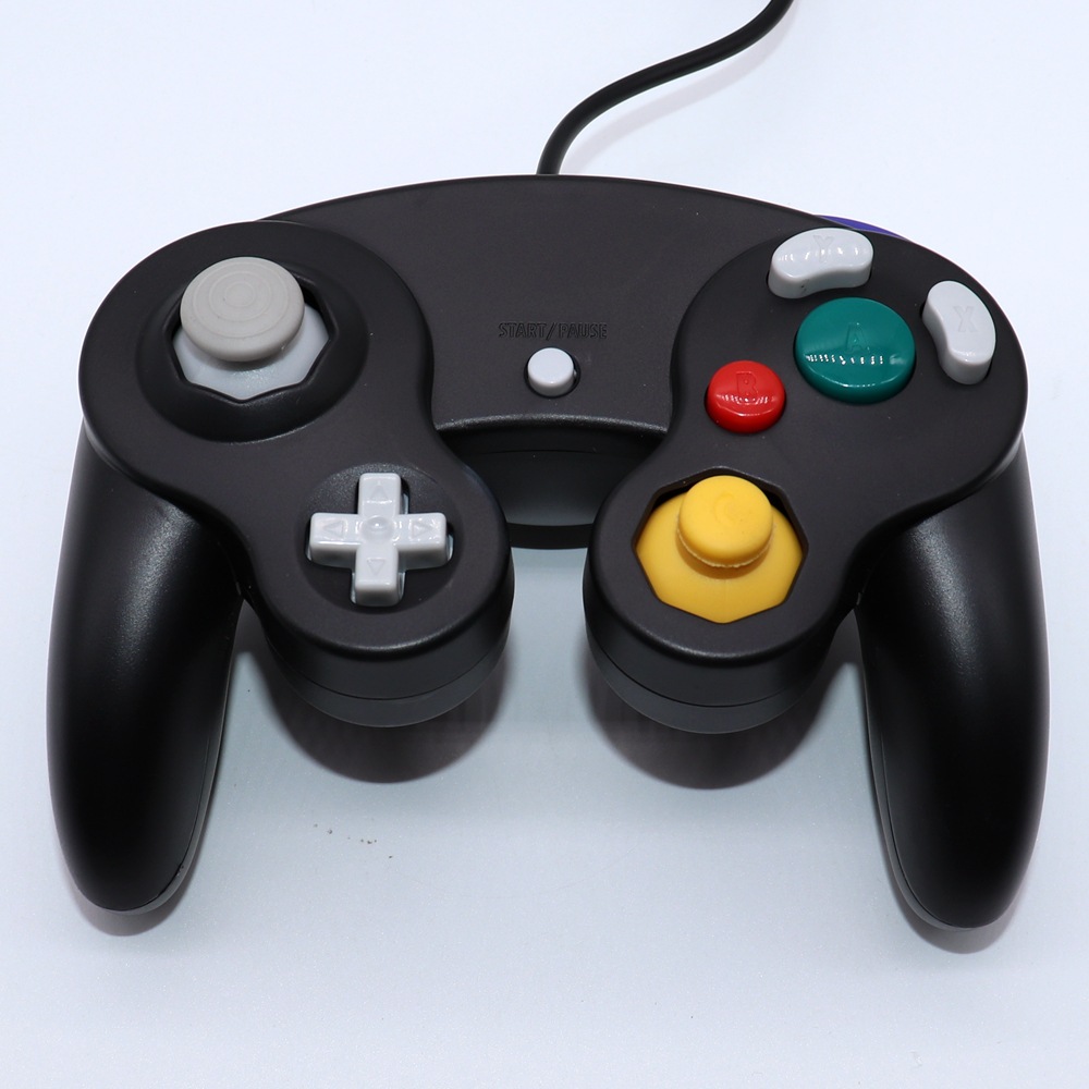 NGC game console controller NGC single-point three-point controller blue black white silver GameCube controller