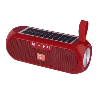 TG182 Solar Charging Bluetooth Speaker Outdoor Portable Card Slot TWS Pairing Gift Speaker