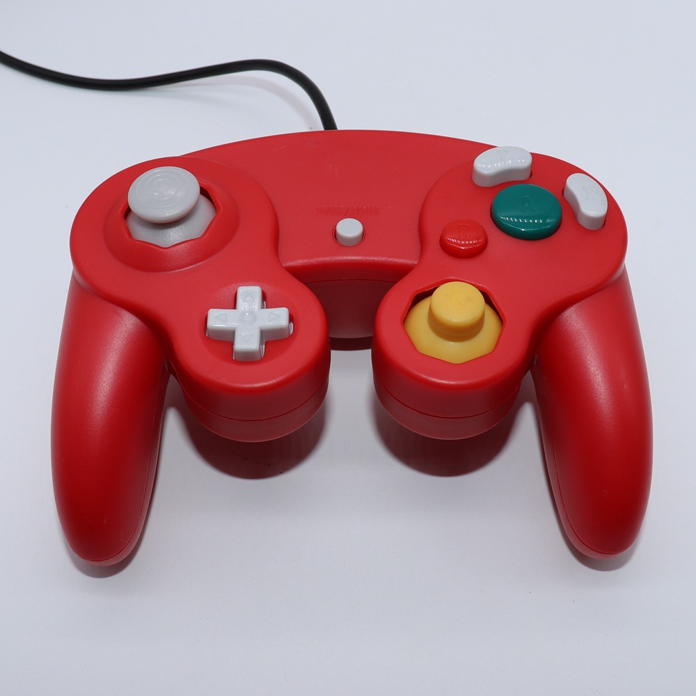 NGC game console controller NGC single-point three-point controller blue black white silver GameCube controller