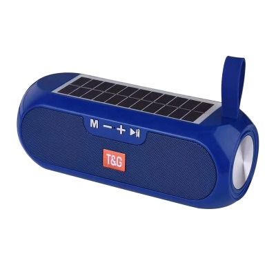 TG182 Solar Charging Bluetooth Speaker Outdoor Portable Card Slot TWS Pairing Gift Speaker