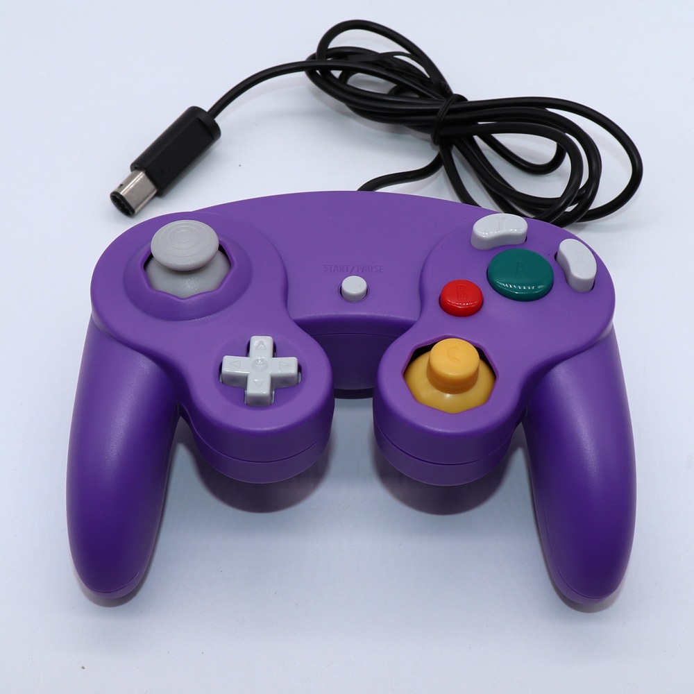 NGC game console controller NGC single-point three-point controller blue black white silver GameCube controller