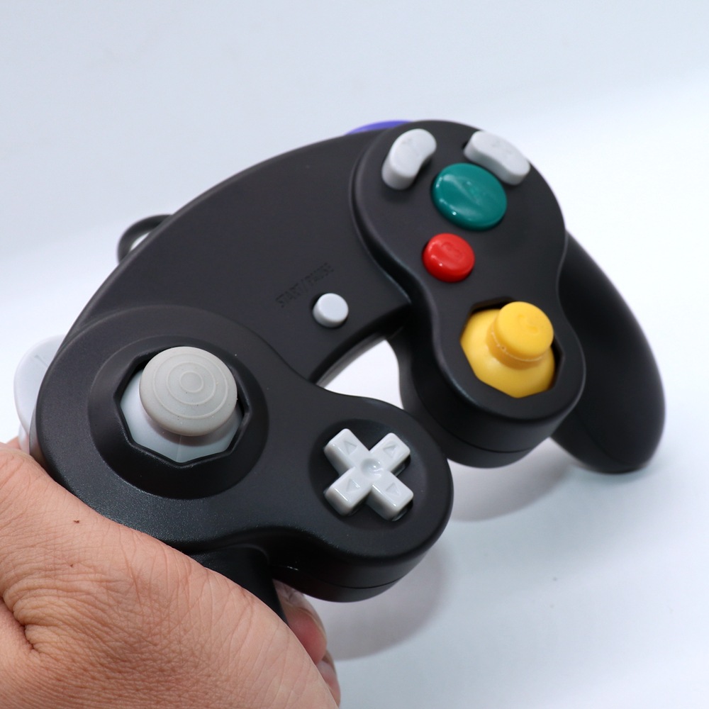 NGC game console controller NGC single-point three-point controller blue black white silver GameCube controller