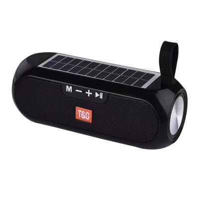 TG182 Solar Charging Bluetooth Speaker Outdoor Portable Card Slot TWS Pairing Gift Speaker