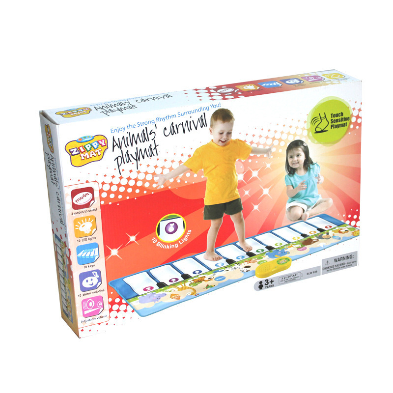 Children's Multifunctional Piano Music Mat Game Mat Baby Animal Carnival Fun Toy Xinling Company