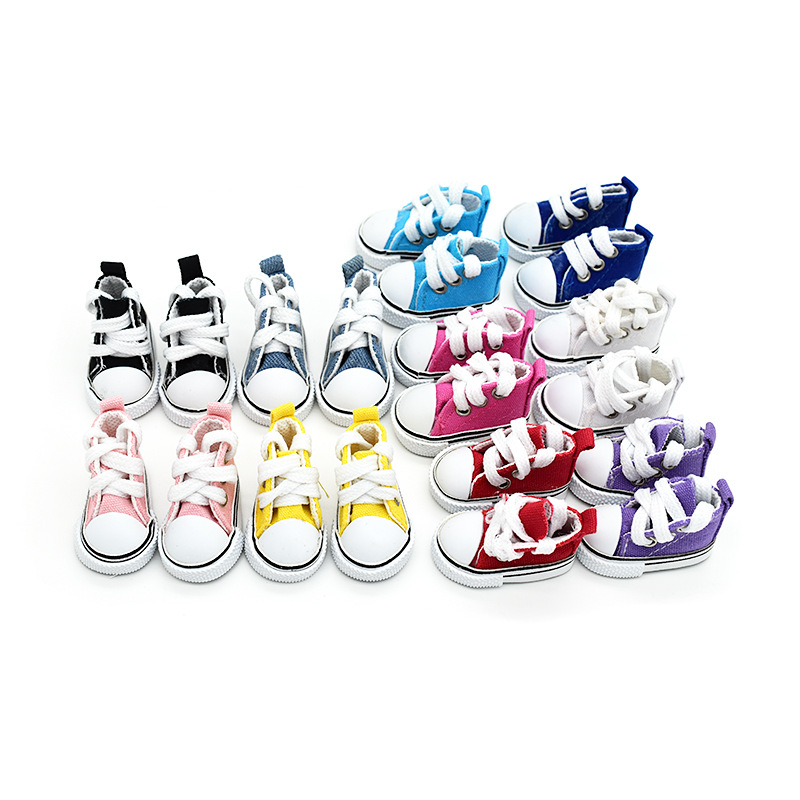 20cm Doll Shoes Six-Point BJD 6-Point Canvas Shoes 30cm Jointed Doll Change Clothes Toy Doll Shoes