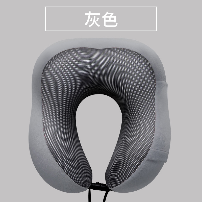U-Shaped Pillow Memory Foam Travel Pillow Neck Protection Pillow Car Airplane Nap Pillow Neck Protection Magnetic Cloth U-Shaped Pillow Midday Rest