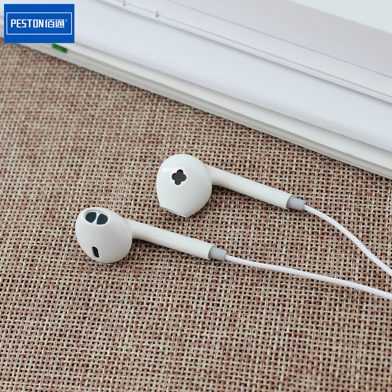 In-ear with Mic Wired Control Earphone Applicable for Apple Android Huawei Phone Earphone Heavy Bass Earphone