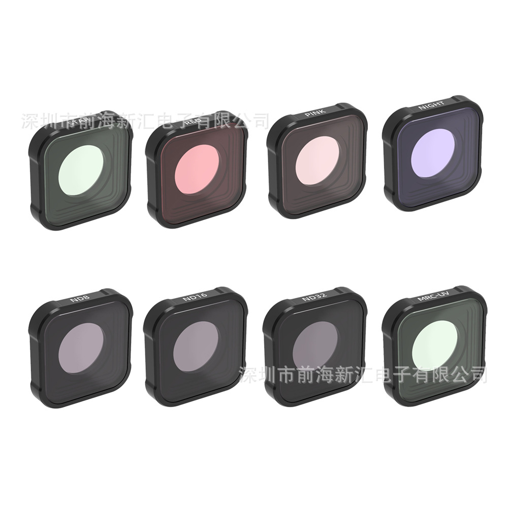 Filter accessories for GoPro Hero 13 pro action camera compatible with gopro13/12/11/11mini/10/9