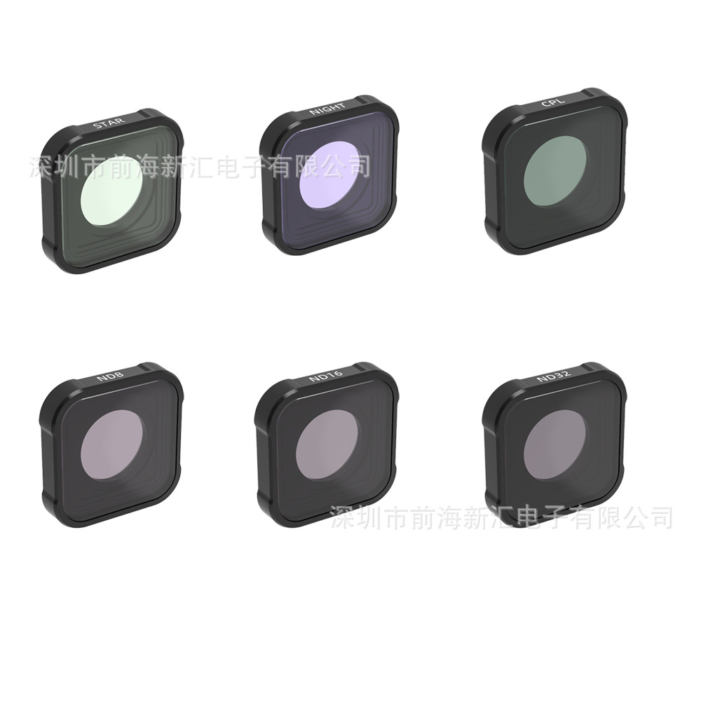 Filter accessories for GoPro Hero 13 pro action camera compatible with gopro13/12/11/11mini/10/9