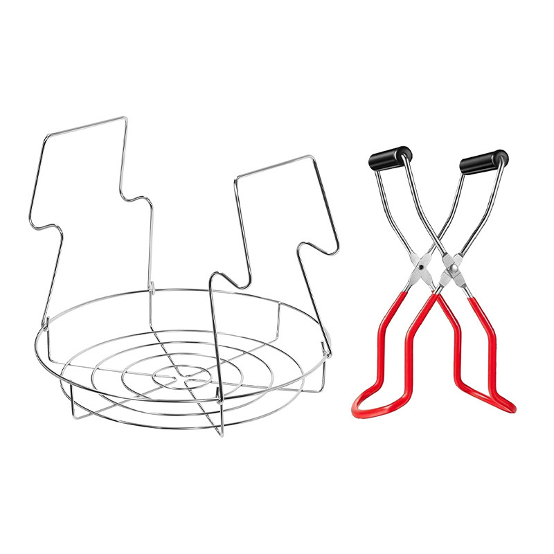 Amazon Stainless Steel Can Rack Small Can Rack Bottle Clip Storage Rack Can Tongs 2-Piece Set