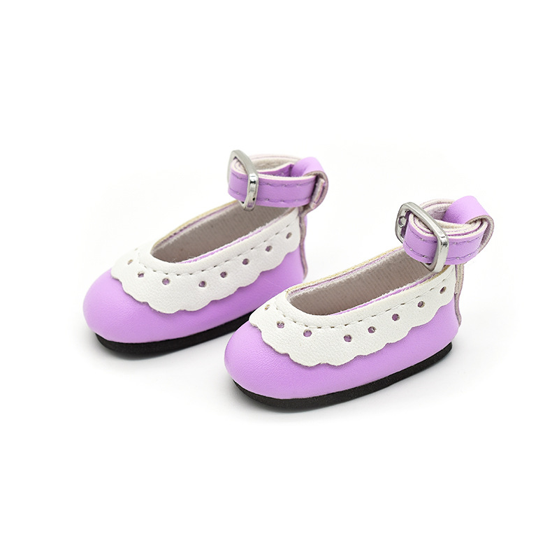BJD Shoes 6-Point Doll High Heels Cotton Doll Doll Princess Shoes Elastic Buckle Accessories