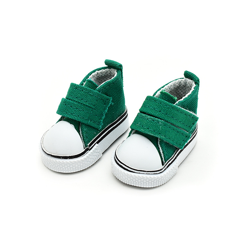 5cm Canvas Shoes Doll BJD 6-Point Velcro Canvas Shoes 20CM Cotton Doll Accessories
