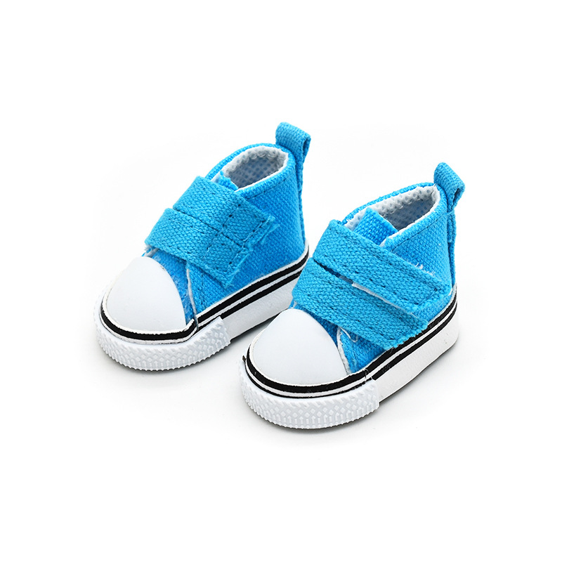 5cm Canvas Shoes Doll BJD 6-Point Velcro Canvas Shoes 20CM Cotton Doll Accessories
