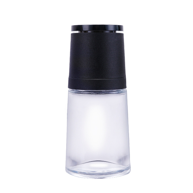 Pepper grinder manual freshly ground black pepper granules household kitchen glass seasoning jar Japanese style grinding bottle
