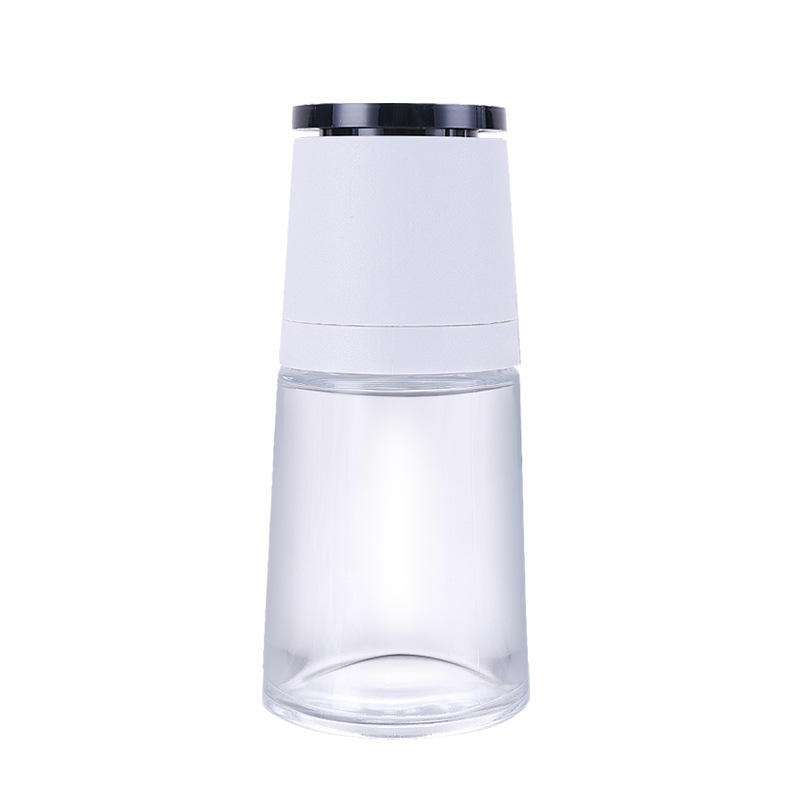 Pepper grinder manual freshly ground black pepper granules household kitchen glass seasoning jar Japanese style grinding bottle