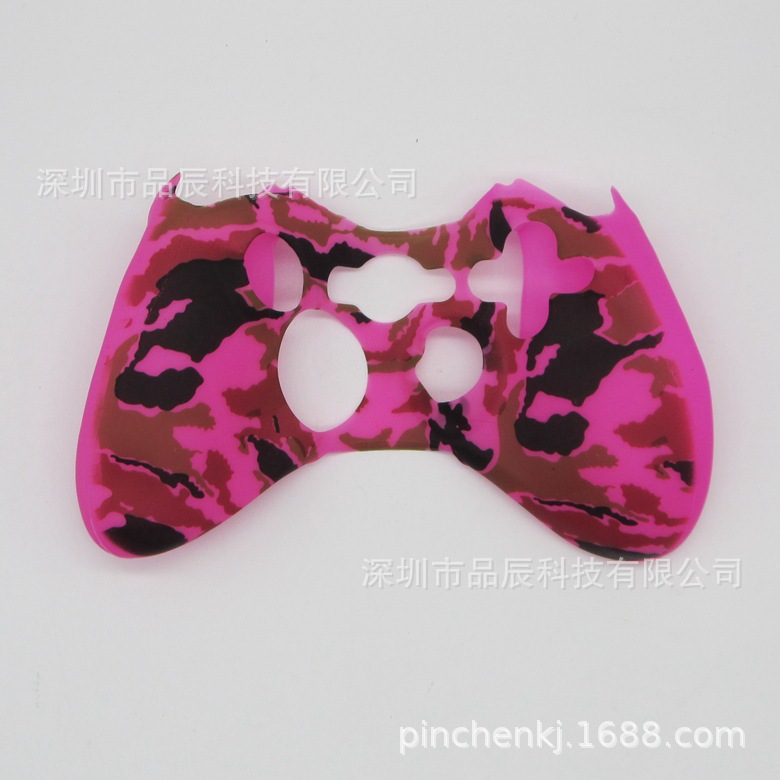Compatible with xbox360 game controller silicone case 360 wired wireless new camouflage dust cover water print protective case