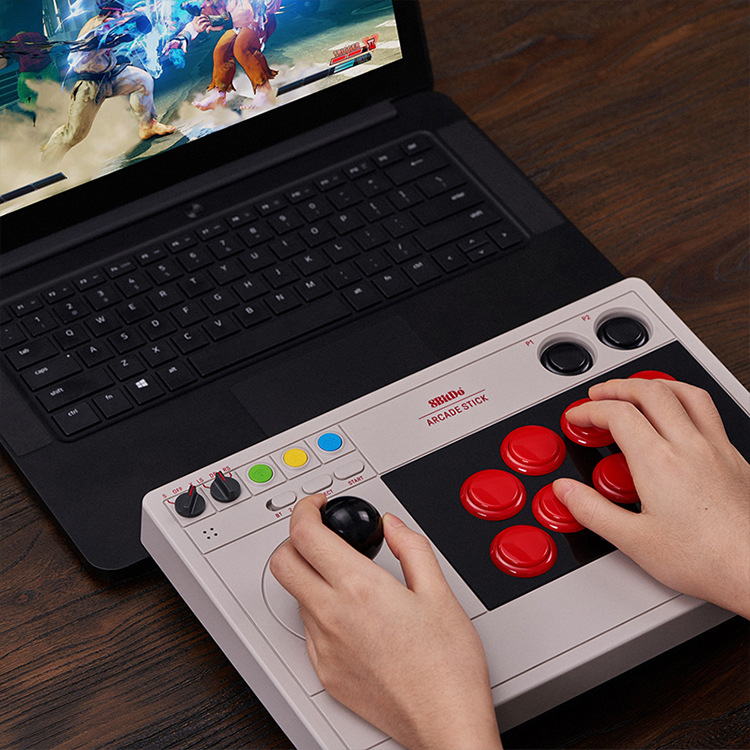8Bitdo Arcade Big Joystick V3 Wireless Bluetooth PC Computer NS Switch Lite Fighting Game Console
