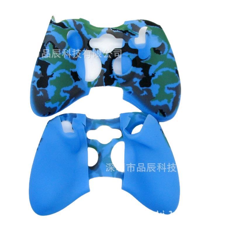 Compatible with xbox360 game controller silicone case 360 wired wireless new camouflage dust cover water print protective case