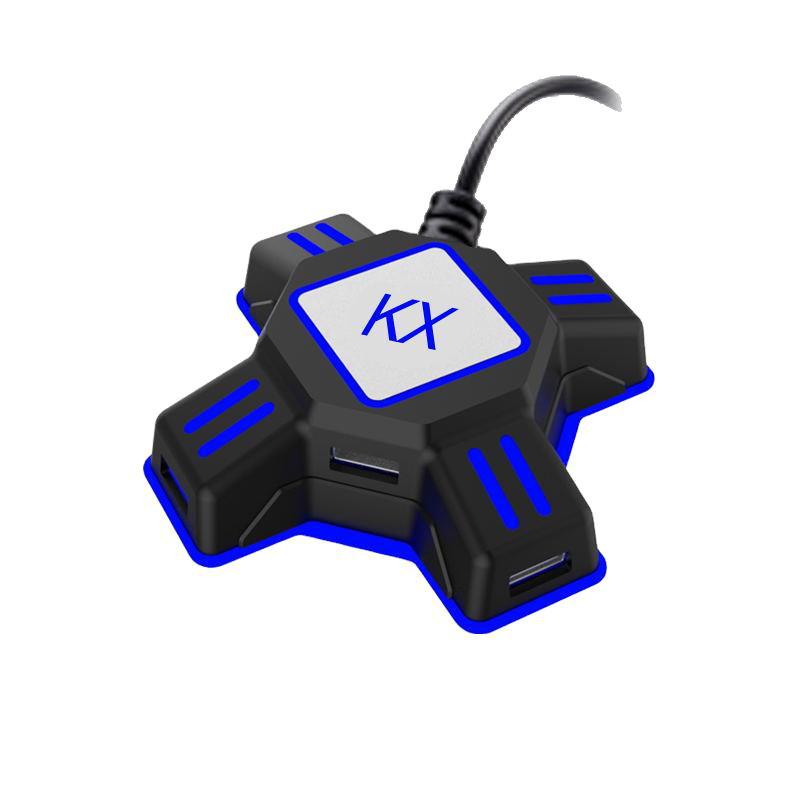KX conversion box Switch compatible with Xbox PS4/PS3 game controller to keyboard mouse PUBG converter