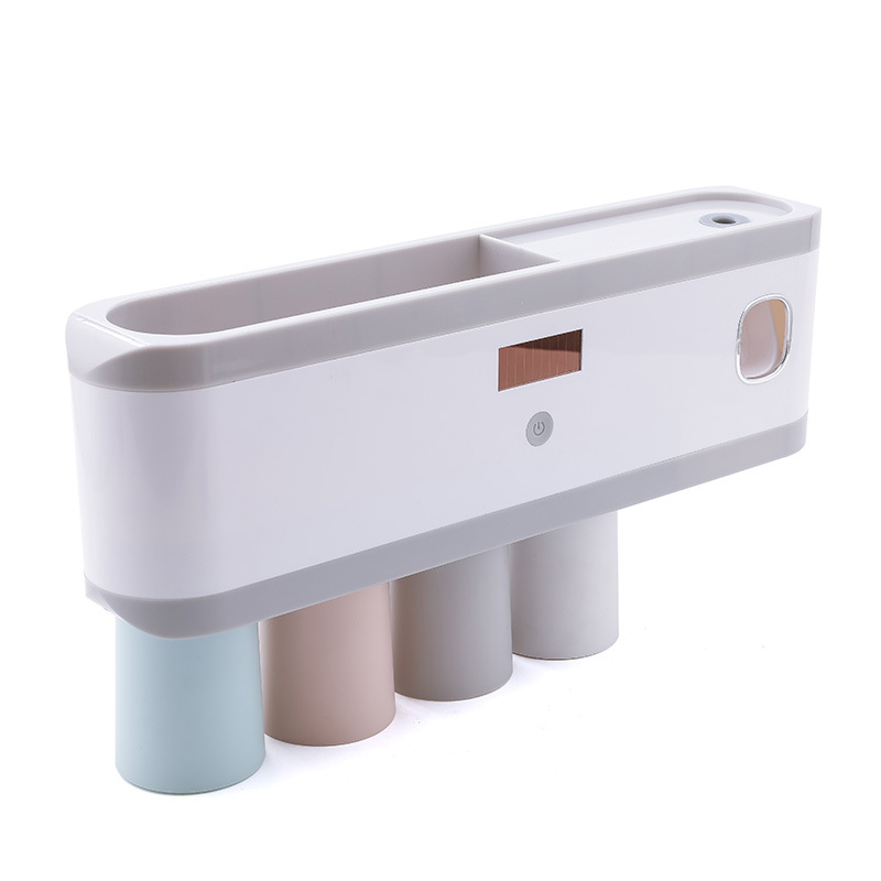 UV sterilization toothbrush holder toothbrush sterilizer no-drill storage rack toothbrush cup tooth cup suction cup type