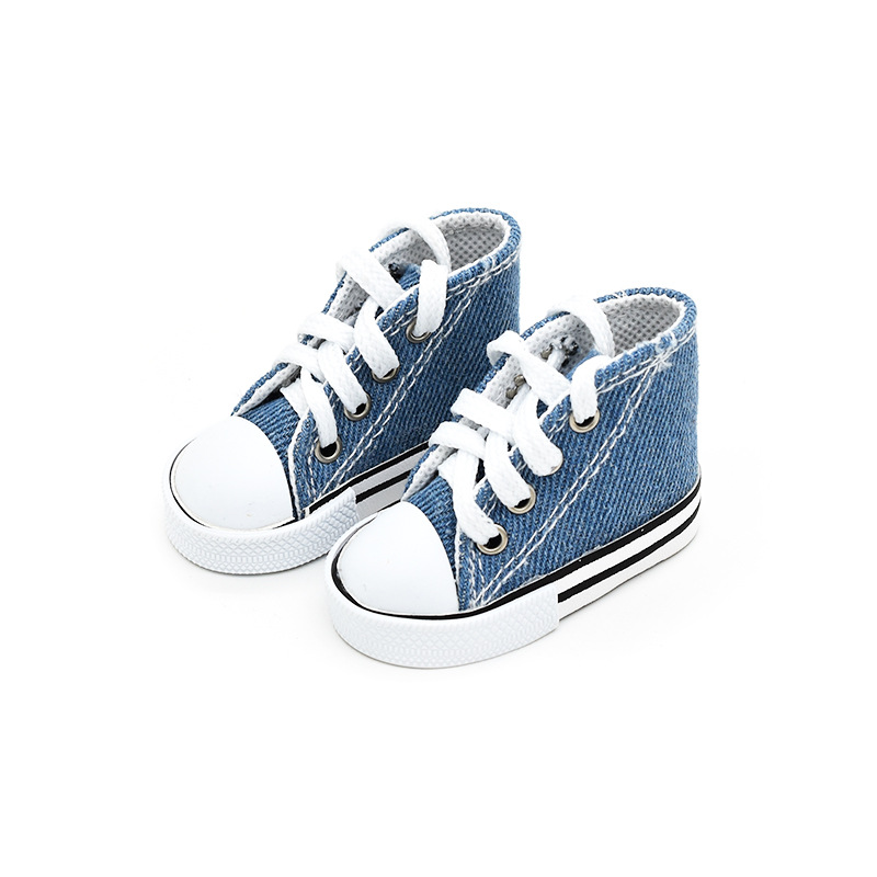 7.5cm Canvas Shoes 1/4 BJD Doll Shoes SD 3-Point 60cm Yeloli Doll Accessories Shoes