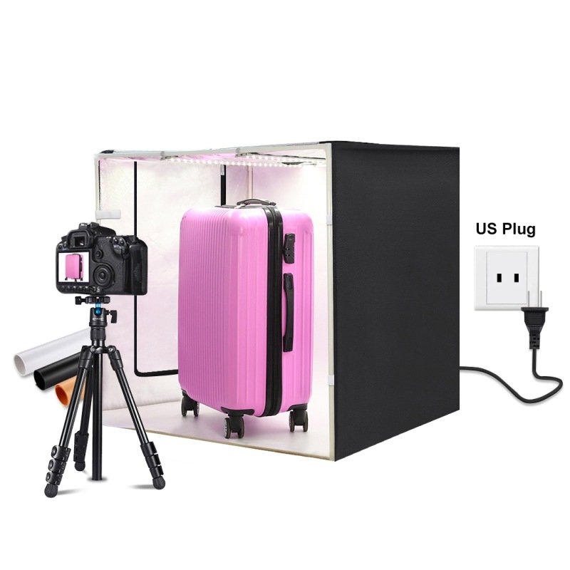 LED Portable Photo Studio Kit 80CM Professional Softbox Photography Box Photo Softbox Light Box Kit