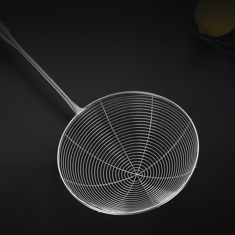 304 stainless steel wire strainer kitchen slotted spoon hot pot frying oil strainer filter mesh strainer noodle strainer filter mesh