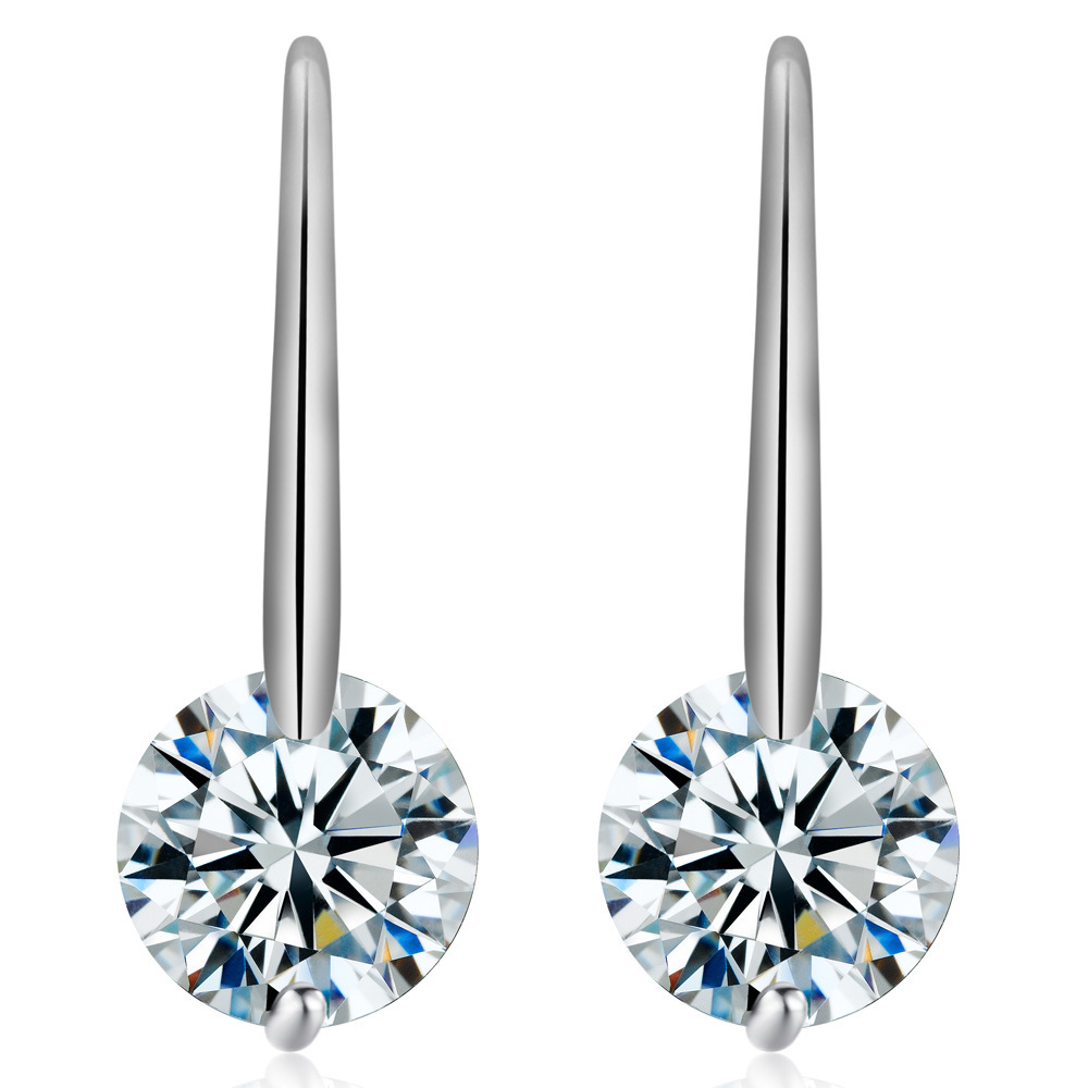 New accessory, exquisite OL ear studs, zircon ear hooks, earrings