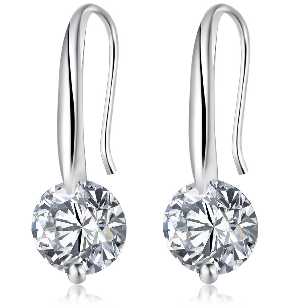 New accessory, exquisite OL ear studs, zircon ear hooks, earrings