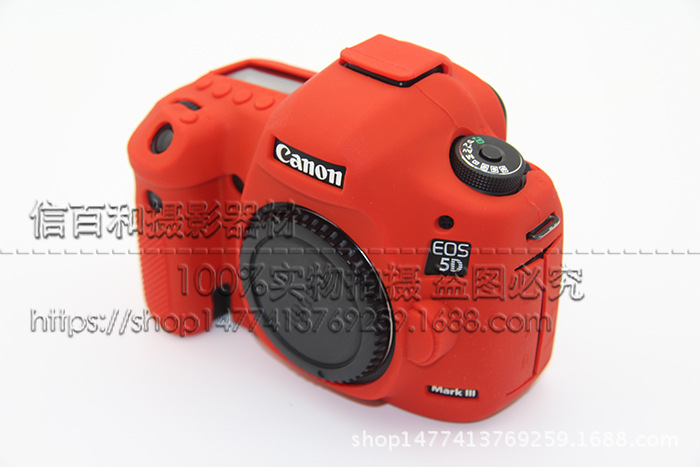 Silicone case for Canon 5D Mark III DSLR camera protective cover 5D3/5DS/5DSR