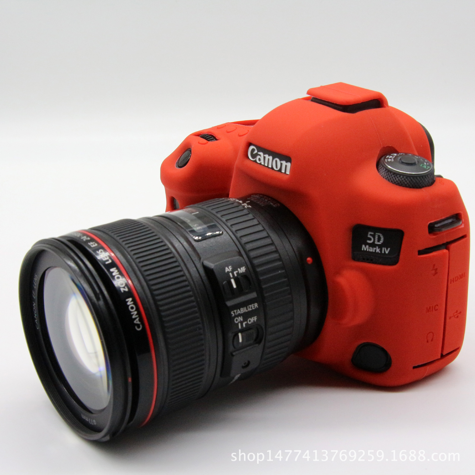 Silicone case protective case for Canon 5D4 DSLR camera anti-wear anti-scratch